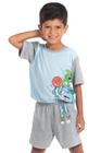 Pijama Infantil Menino Estampado e Short - Izitex