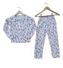 Pijama Juvenil Menina Soft Manga Longa Flamingo