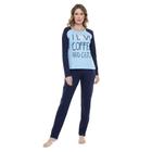 Pijama Longo Feminino Doce Luar 5615 Love