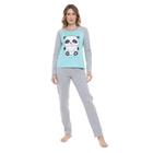 Pijama Longo Feminino Panda Doce Luar 5615