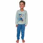 Pijama Longo Infantil Menino Personagem Inverno Manga Longa