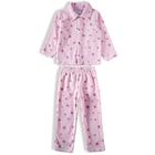Pijama Longo Infantil Soft Estrelinhas Rosa Tip Top
