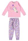 Pijama Longo Infantil Unicórnio Rosa Malwee Kids 103811