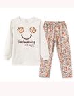 Pijama Longo Infantil Unissex Coffee Pingo Lelê