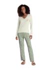 Pijama Longo Lunender Frescor Verde