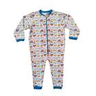 Pijama Macacão Infantil de Algodão Carrinho