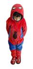 Pijama macacão kigurumi Infantil homem aranha oficial marvel