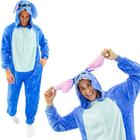 PIJAMA MACACÃO KIGURUMI STITCH DISNEY adulto P