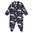 Pijama Macacão Soft Bebê - Camaleão - Tip Top Azul