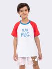 Pijama Manga Curta Masculino Infantil Bear Hug