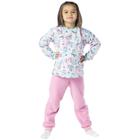 Pijama Manga Longa Infantil Menina Inverno Unicórnio Soft