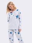 Pijama Manga Longa Shine like a Star