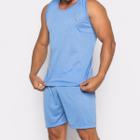 Pijama Masculino Adulto Regata De verão Curto de dormir confotável