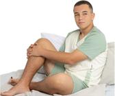 Pijama Masculino de Dormir Tamanho Grande Curto Verão 100% Algodão