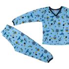 Pijama Menino Longo Juvenil Conjunto De Dormir 6 8 Anos
