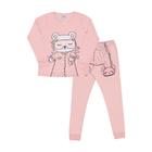 Pijama Rosa - Primeiros Passos - Meia Malha
