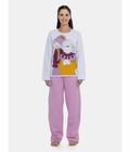 pijama Sonhart feminino adulto 21422 moletinho manga longa