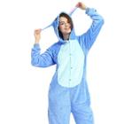Pijama Stitch Adulto Com Capuz 100% Algodão A Pronta Entrega
