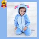Pijama Stitch Infantil C/Bolso 100% Algodão Antialérgico