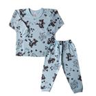 Pijama Tamanhos 1, 2 E 3 Anos Blusa Manga Longa E Calça
