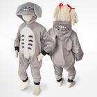 Pijama Totoro Anime Cinza Macacão Fantasia Kigurumi Capuz Infantil Adulto