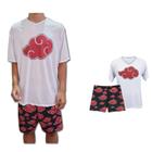 Nuvens Akatsuki Macacão Pijama Verão Adulto Oficial Naruto