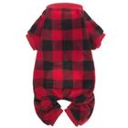 Pijamas para cães SCENEREAL Soft Fleece, roupas de inverno para cães