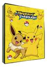 Pikachu Eevee Album Pokemon Capa Dura Porta 360 Cartas Cards - PokemonSHOP