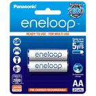 Pilha AA recarregável Panasonic Eneloop 2000mAh - Cartela com 2 unidades