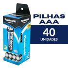 Pilha AAA Palito Panasonic 40 Unidades Caixa Fechada