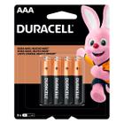 Pilha Alcalina 1,5v Aaa Mn2400 (com 8 Pilhas) - DURACELL