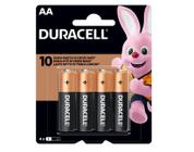 Pilha Alcalina AA Duracell 4 Unidades - MN1500B4