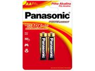 Pilha Alcalina AA Power Alkaline LR6XAB/2B192 - Panasonic 1,5V 2 Unidades