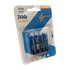 Pilha Alcalina AAA 1,5V LR6 Blister 4 Unidades PRO ELETRONIC