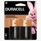 Pilha Alcalina Duracell Grande D Kit com 4 pilhas