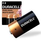 Pilha Alcalina Duracell Média C 2 unidades Duracell