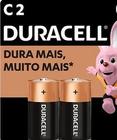 Pilha Alcalina Duracell Média C - BT 2 UN