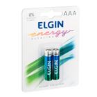 Pilha alcalina elgin aaa x2 lr03 - 000000082154