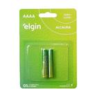 Pilha Alcalina Elgin AAAA 1,5v C/2