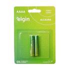 Pilha Alcalina Elgin Aaaa 1,5V C/2