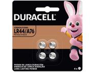 Pilha alcalina LR44 1.5V Duracell - cartela com 4 unidades