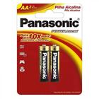 Pilha Alcalina Pequena AA 2PC - Panasonic