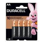 Pilha alcalina pequena AA com 4 unidades Duracell