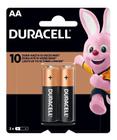 Pilha Alcalina Pequena Duracell AA C/02