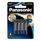Pilha Alcalina Premium Panasonic 1,5V AAA4 3104