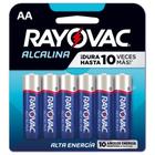 Pilha Alcalina Rayovac AA - 12 Unidades