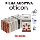 Pilha auditiva oticon 312 - 10 cartelas (60 baterias)