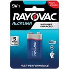 Pilha Bateria 9V Alcalina 12 Blisters X 1 UNID. - Rayovac