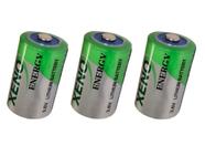 Pilha Bateria Xeno Xl-050f 14250 1/2AA 3,6v Lithium 1,2ah Er14250 3 Unidades