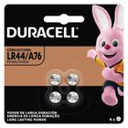 Pilha Botão Alcalina DURACELL -- 1,5V LR44 -- Cartela com 4 pilhas